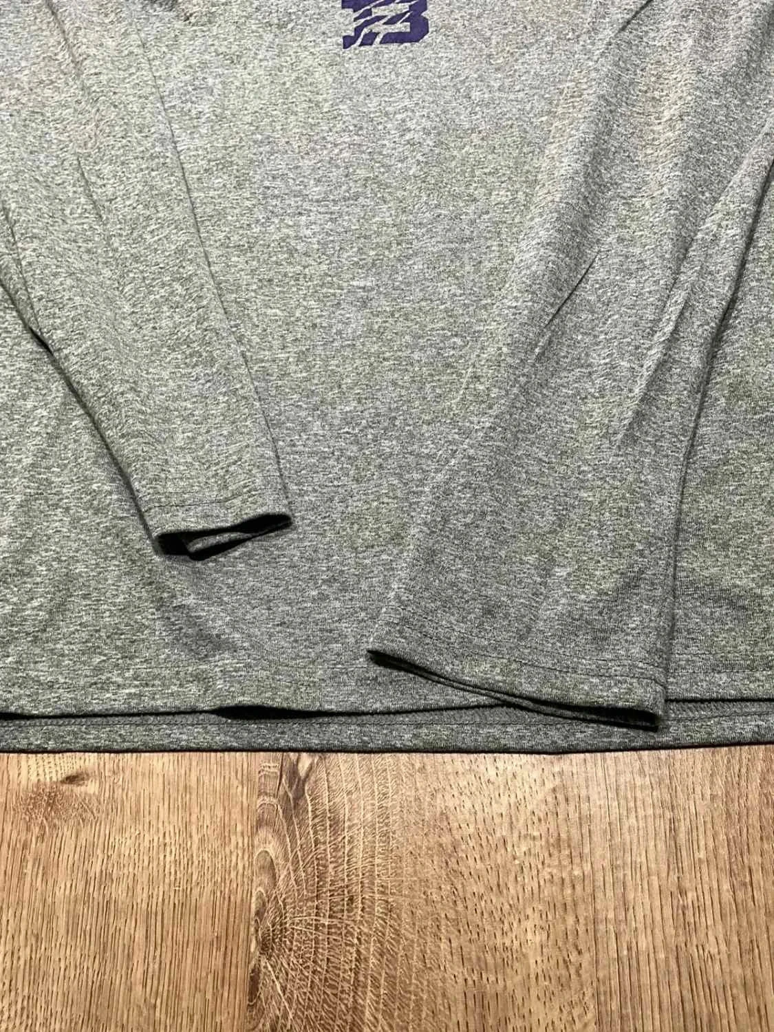 T-shirt Manches Longues Nike Dri-Fit Bethel Swimming Femme L Gris – photo 3